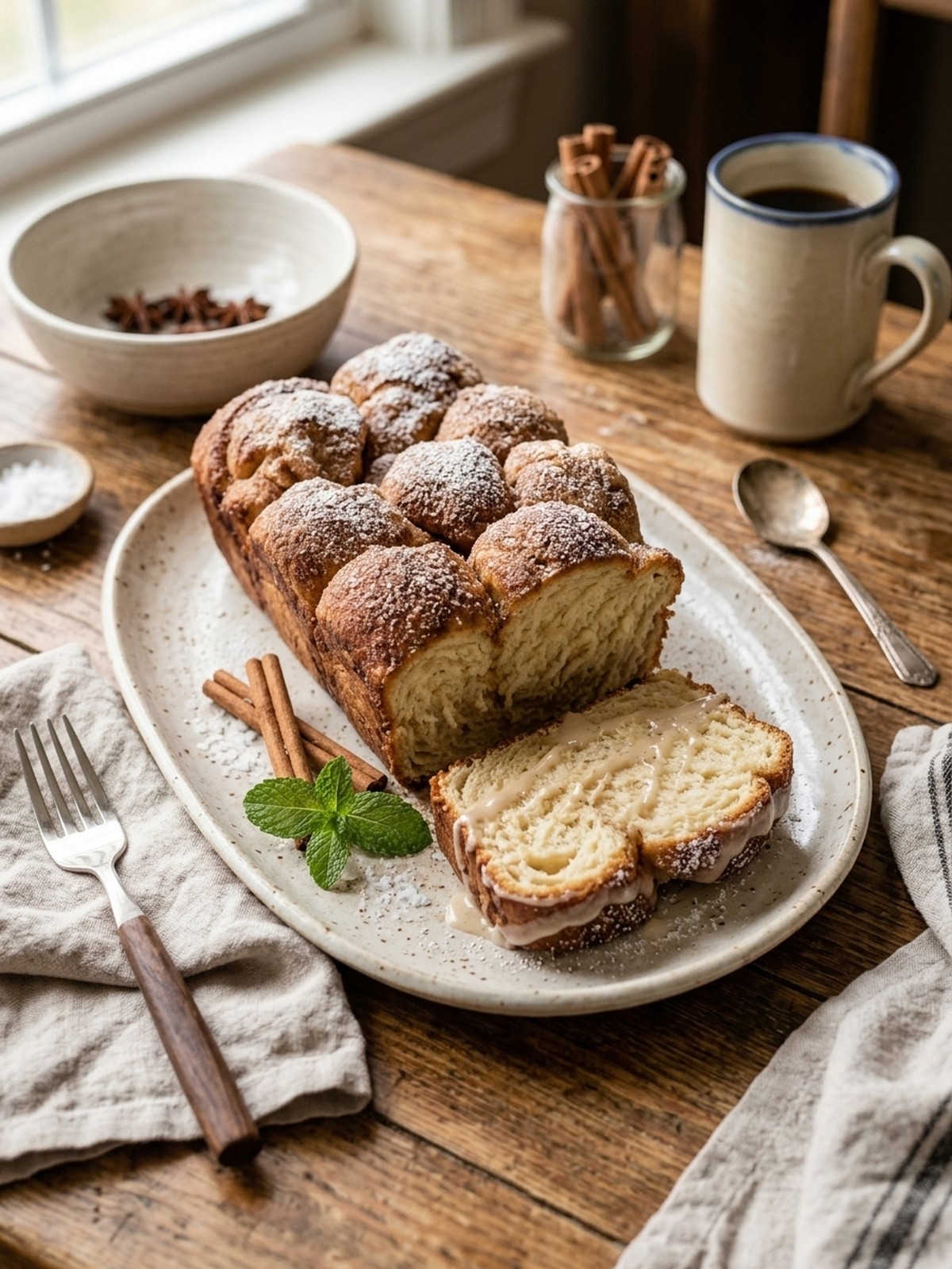 Serving and variation ideas for Cinnamon Sugar Donut Bread