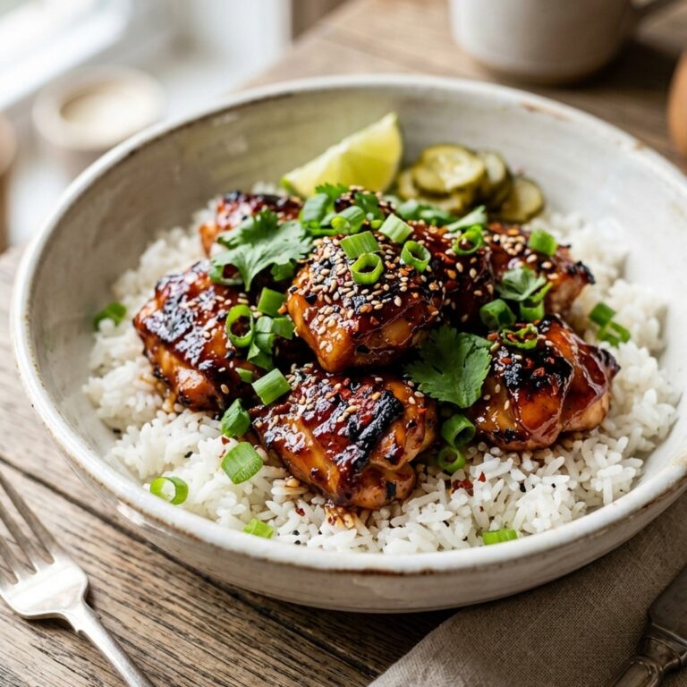 Honey Bbq Chicken Rice