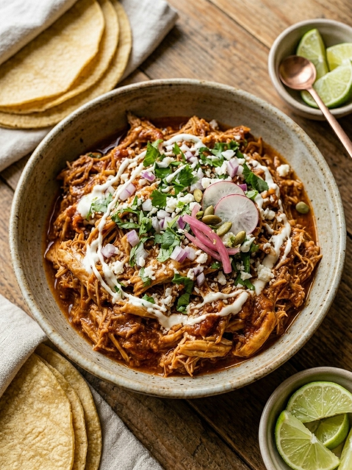 Serving and variation ideas for Mexican Pulled Chicken