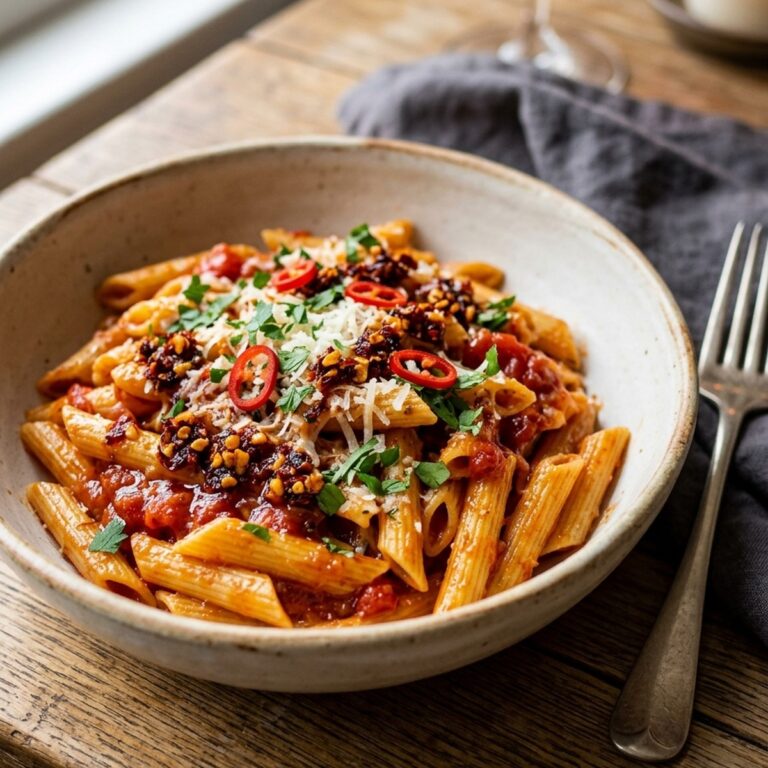 Penne Arrabbiata With Chili Crisp