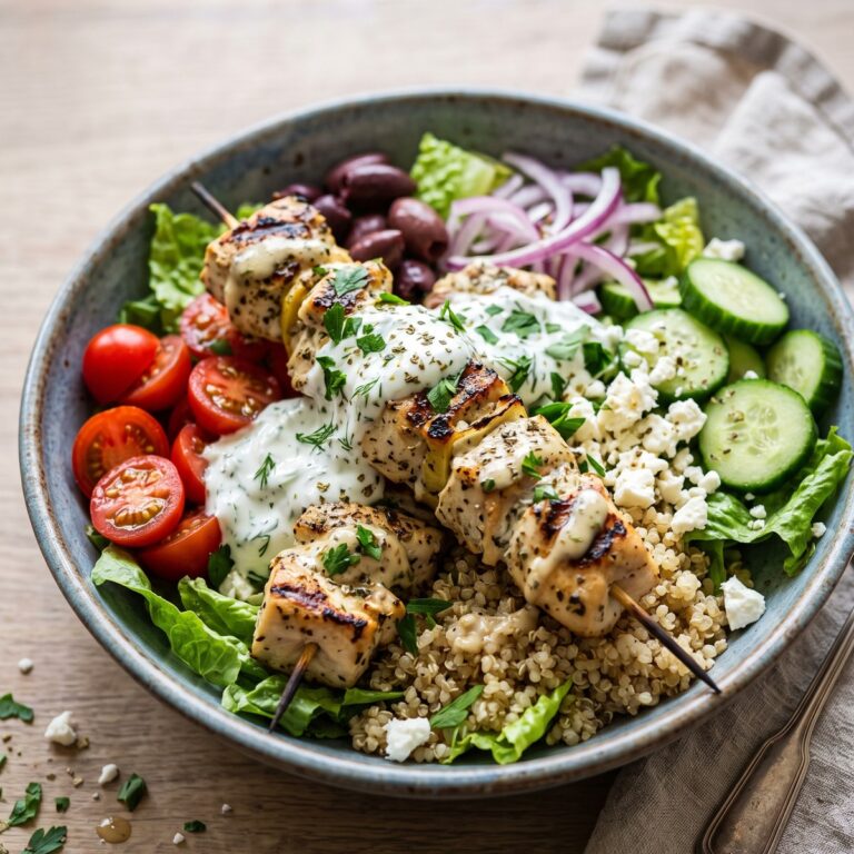 High Protein Greek Chicken Bowls