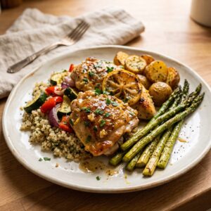Lemon Garlic Chicken Meal Prep